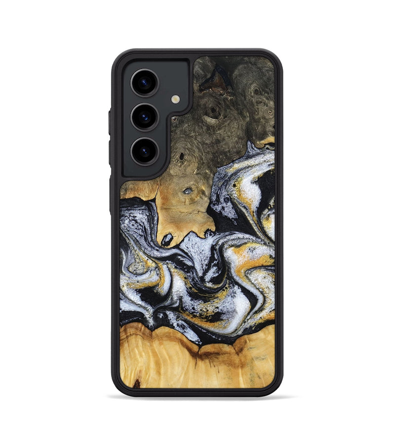 Galaxy S24 Wood Phone Case - Mary (Black & White, 793499)