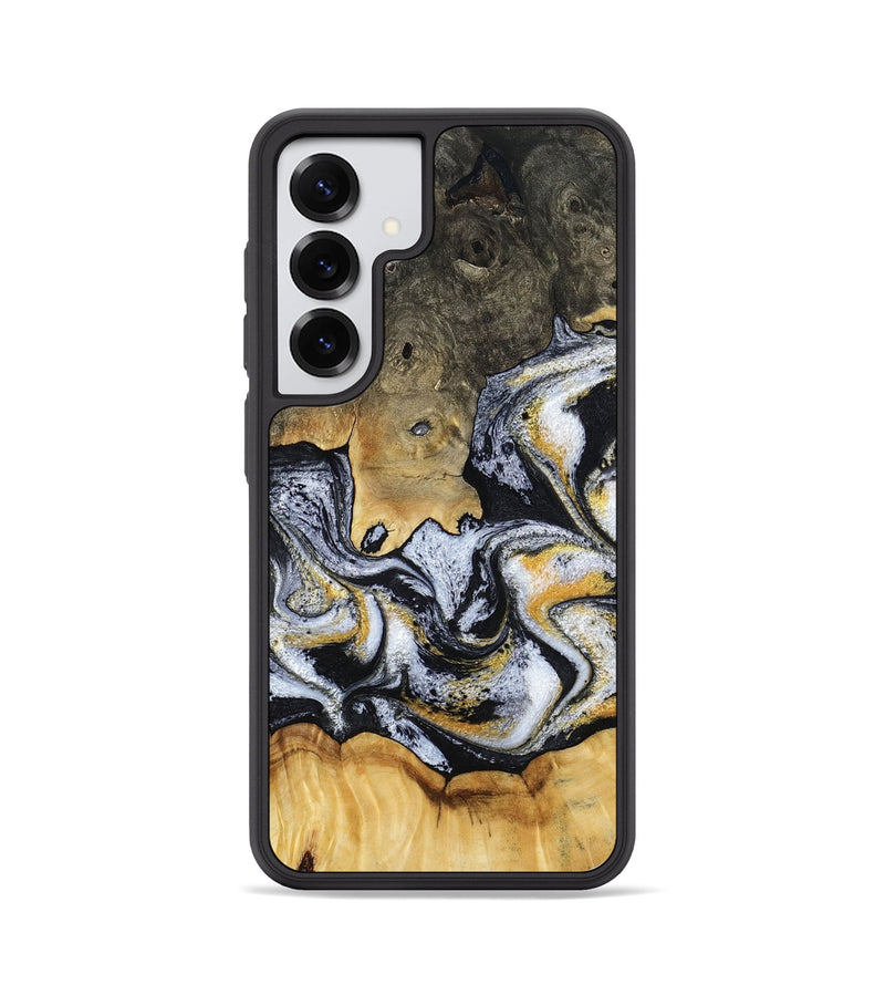 Galaxy S25 Wood Phone Case - Mary (Black & White, 793499)