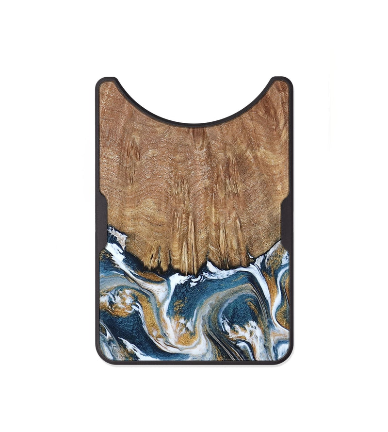 Alloy Wood Wallet - Jameson (Teal & Gold, 793515)