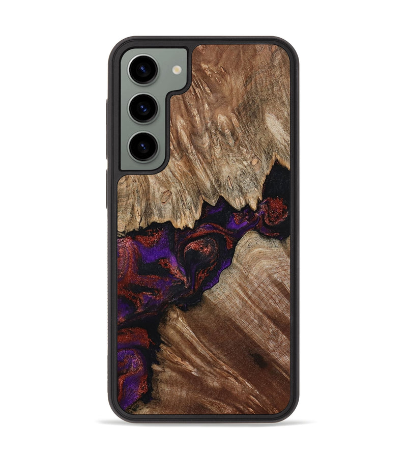 Galaxy S23 Plus Wood Phone Case - Kim (Purple, 793516)