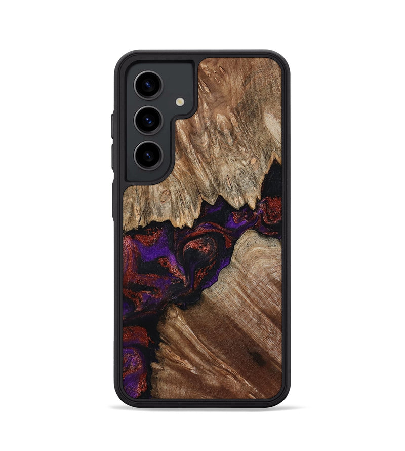Galaxy S24 Wood Phone Case - Kim (Purple, 793516)