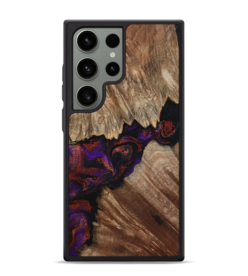 Galaxy S24 Ultra Wood Phone Case - Kim (Purple, 793516)