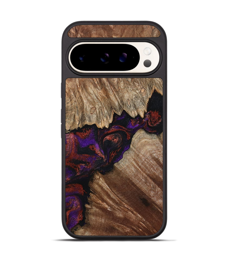 Pixel 9 Pro Wood Phone Case - Kim (Purple, 793516)