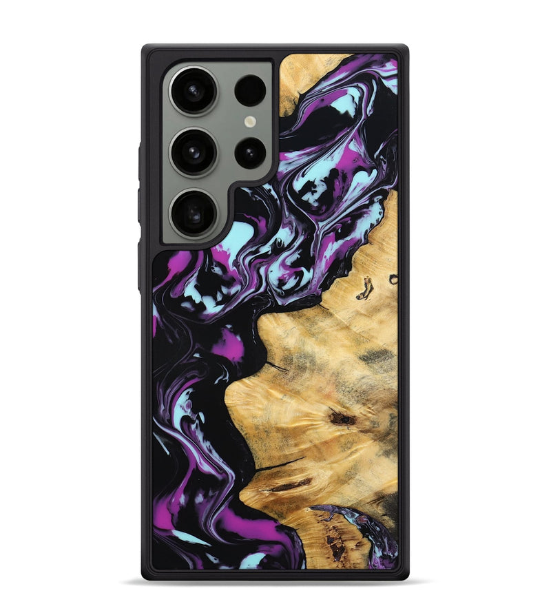 Galaxy S24 Ultra Wood Phone Case - Claudie (Purple, 793517)