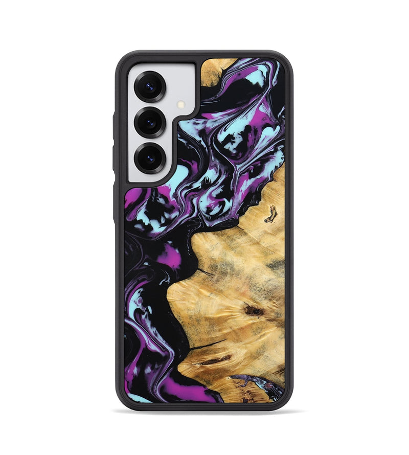 Galaxy S25 Wood Phone Case - Claudie (Purple, 793517)