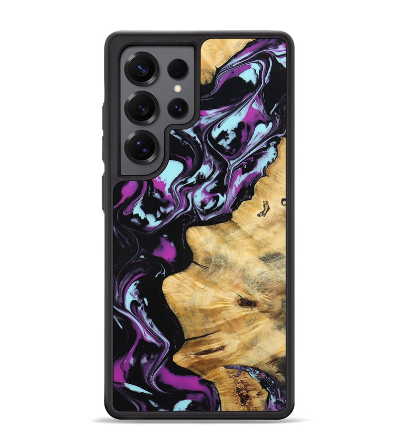 Galaxy S25 Ultra Wood Phone Case - Claudie (Purple, 793517)