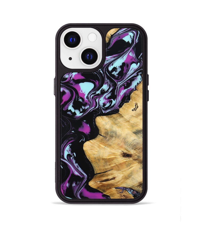 iPhone 13 Wood Phone Case - Claudie (Purple, 793517)