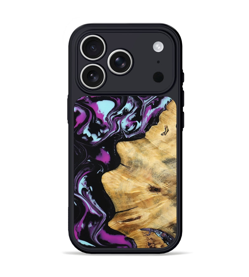 iPhone 17 Pro Wood Phone Case - Claudie (Purple, 793517)