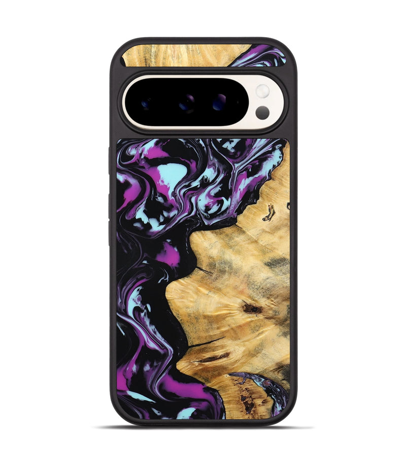 Pixel 9 Pro Wood Phone Case - Claudie (Purple, 793517)