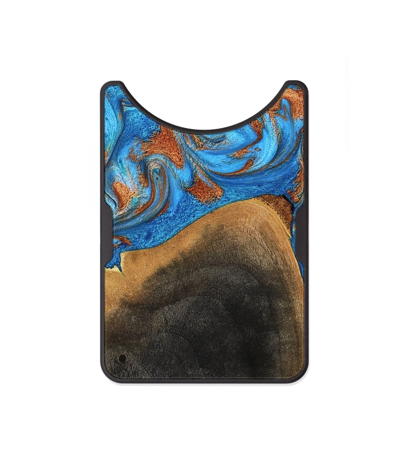 Alloy Wood Wallet - Casper (Teal & Gold, 793537)