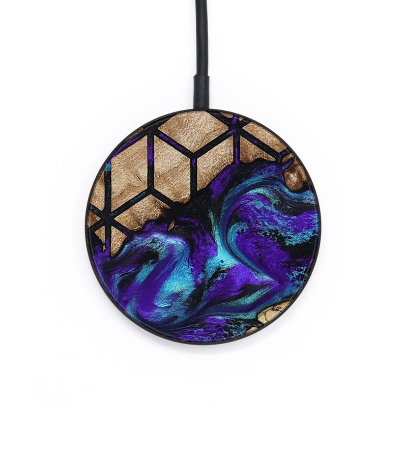 Circle Wood Wireless Charger - Roger (Pattern, 793540)