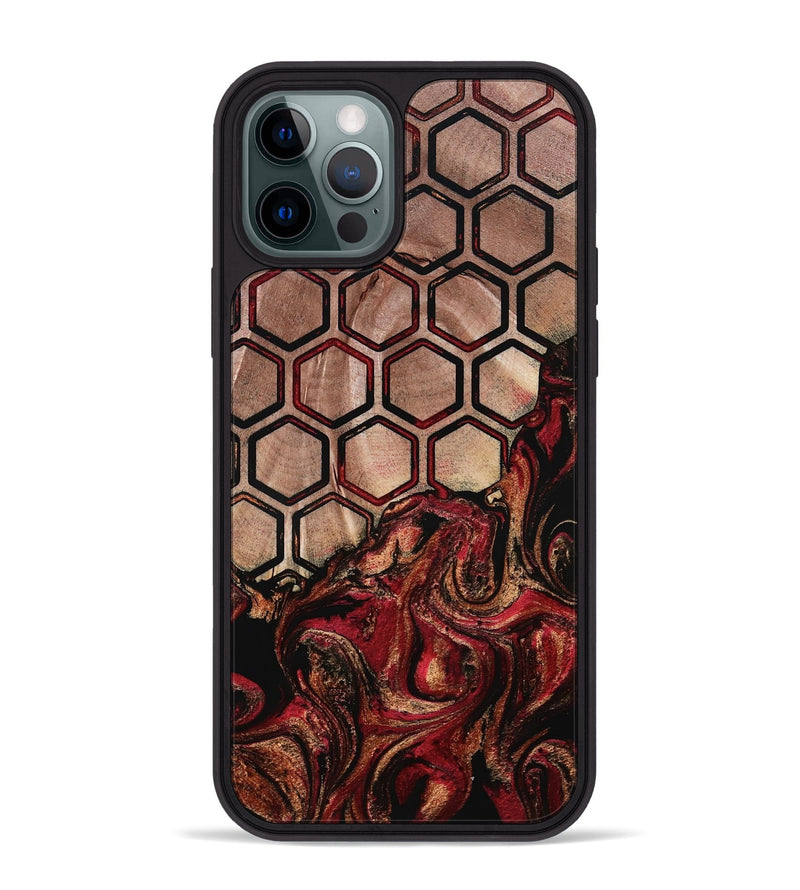 iPhone 12 Pro Max Wood Phone Case - Paris (Pattern, 793546)