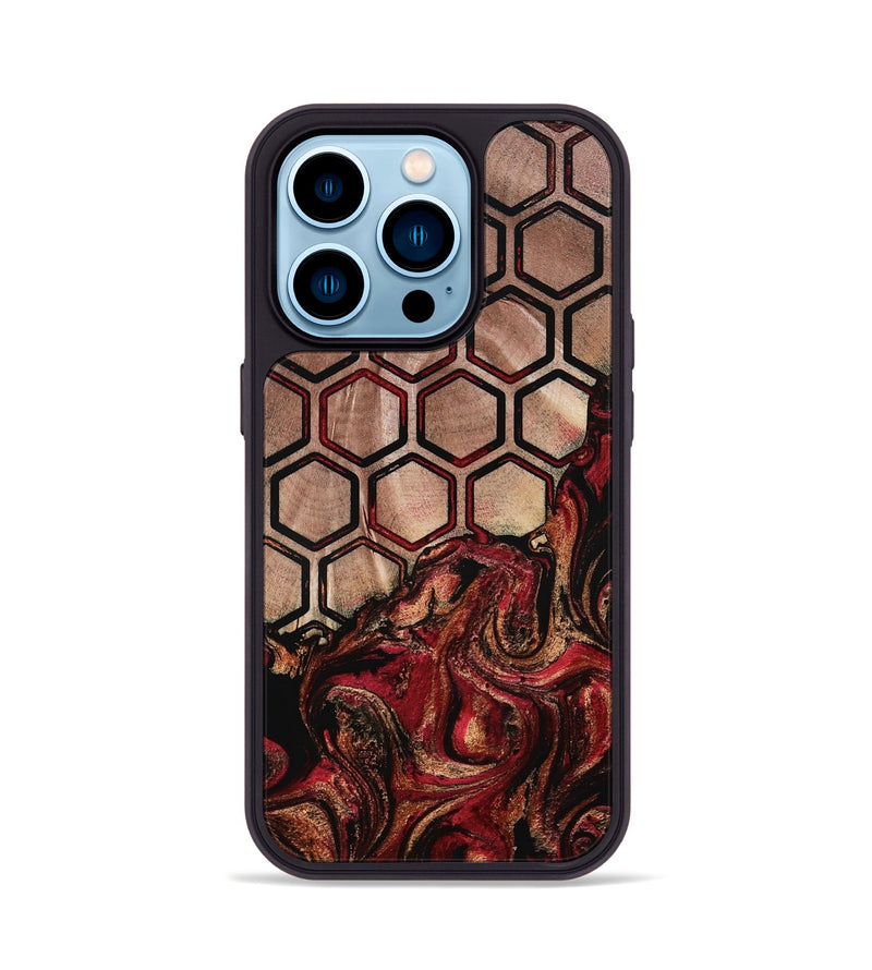 iPhone 14 Pro Wood Phone Case - Paris (Pattern, 793546)