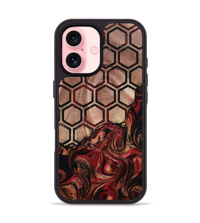 iPhone 16 Wood Phone Case - Paris (Pattern, 793546)