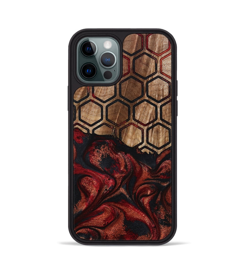 iPhone 12 Pro Wood Phone Case - Jerrica (Pattern, 793553)