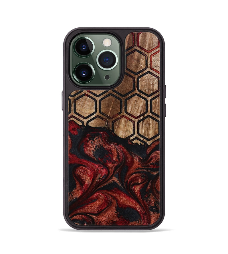 iPhone 13 Pro Wood Phone Case - Jerrica (Pattern, 793553)