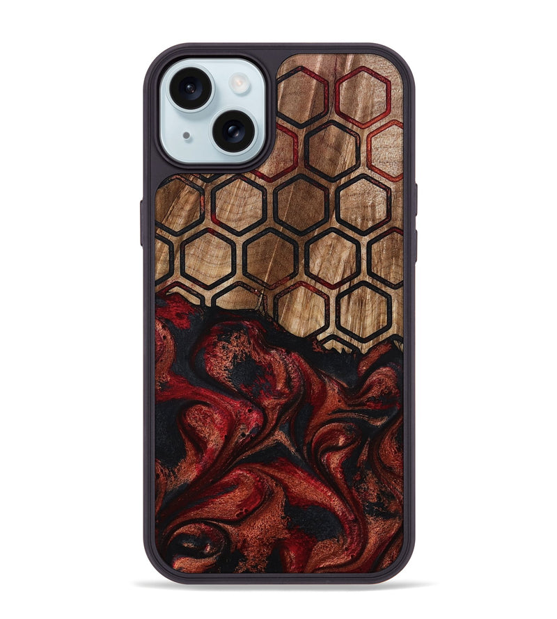 iPhone 15 Plus Wood Phone Case - Jerrica (Pattern, 793553)