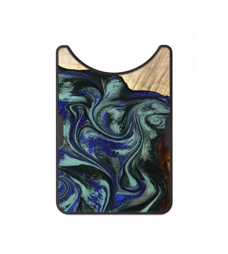 Alloy Wood Wallet - Carly (Green, 793564)