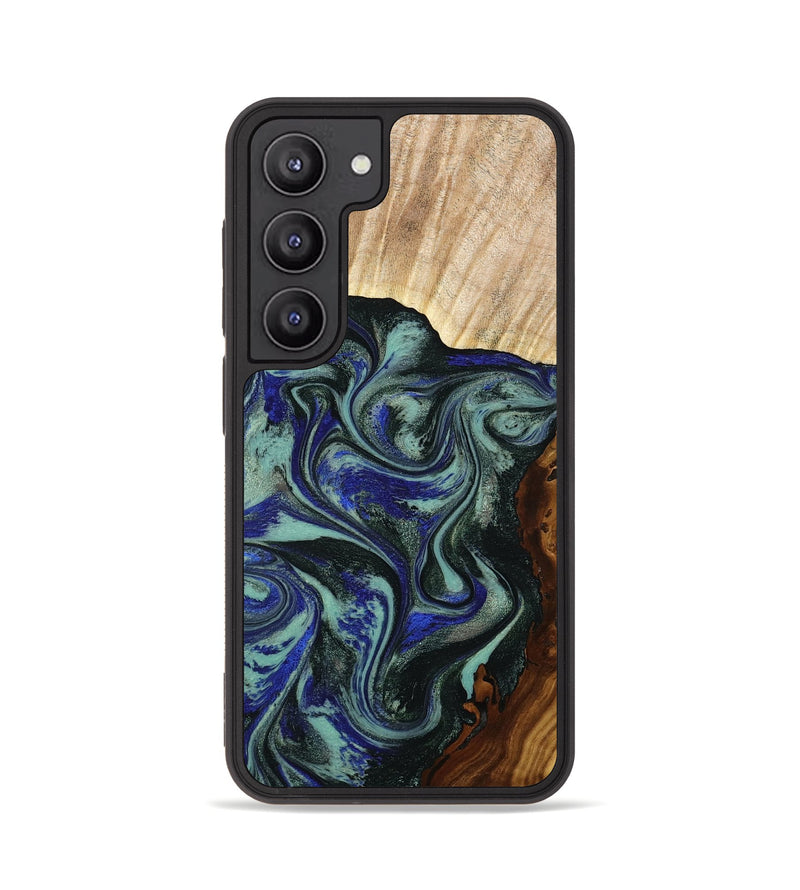 Galaxy S23 Wood Phone Case - Carly (Green, 793564)