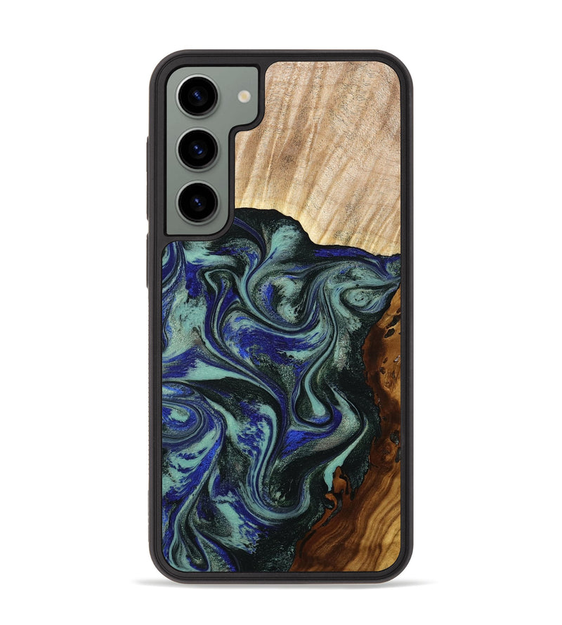 Galaxy S23 Plus Wood Phone Case - Carly (Green, 793564)