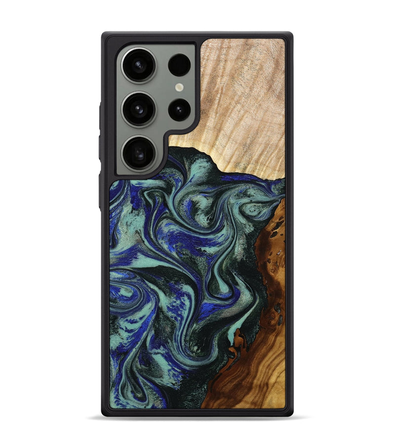 Galaxy S24 Ultra Wood Phone Case - Carly (Green, 793564)