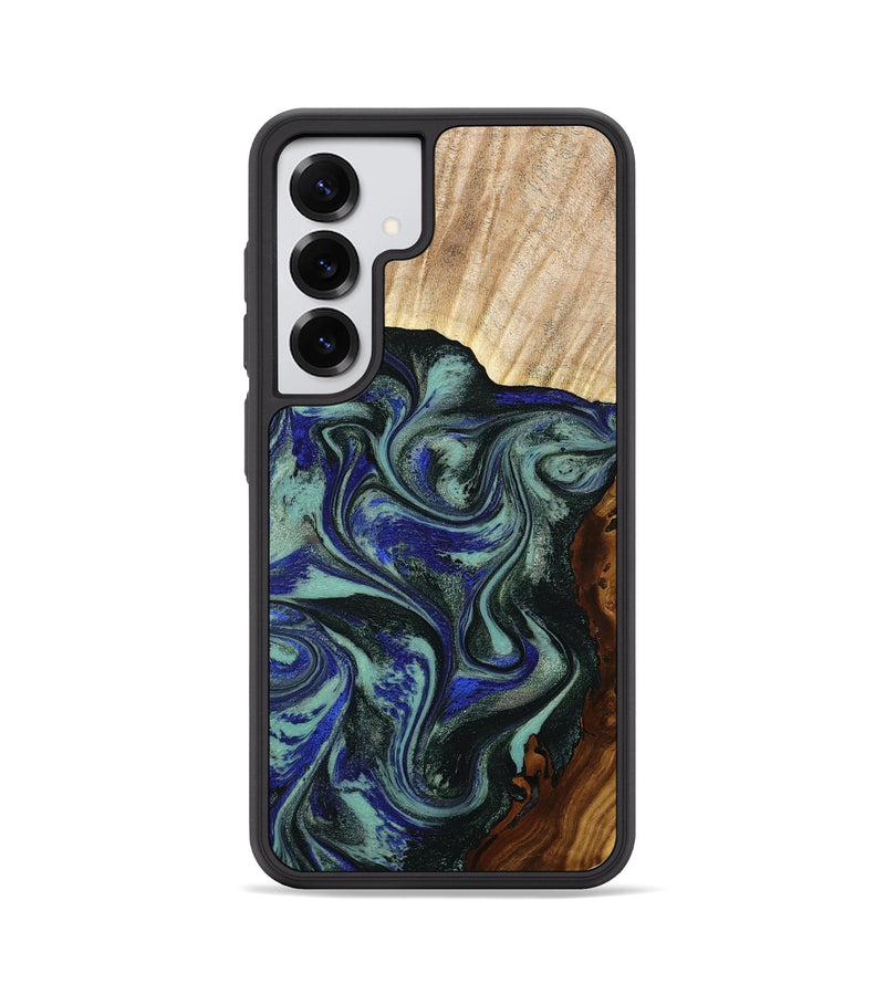 Galaxy S25 Wood Phone Case - Carly (Green, 793564)
