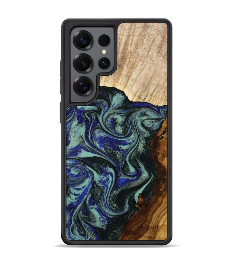 Galaxy S25 Ultra Wood Phone Case - Carly (Green, 793564)