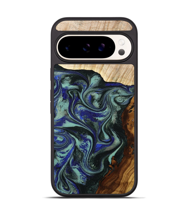 Pixel 9 Pro Wood Phone Case - Carly (Green, 793564)