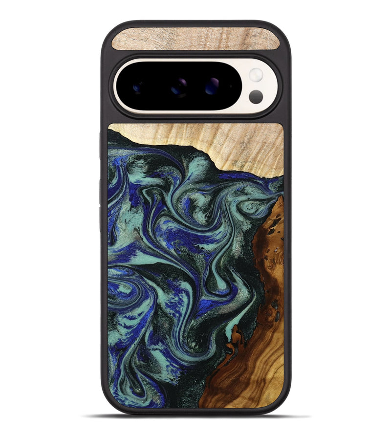 Pixel 9 Pro XL Wood Phone Case - Carly (Green, 793564)