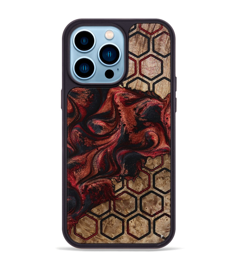 iPhone 14 Pro Max Wood Phone Case - Alexys (Pattern, 793569)