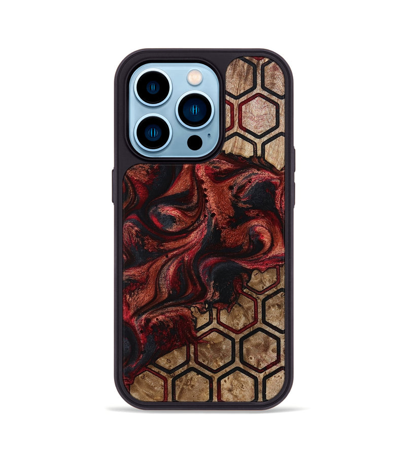 iPhone 14 Pro Wood Phone Case - Alexys (Pattern, 793569)