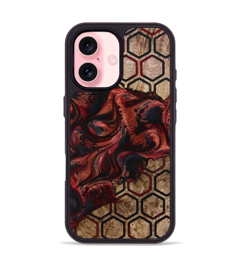 iPhone 16 Wood Phone Case - Alexys (Pattern, 793569)