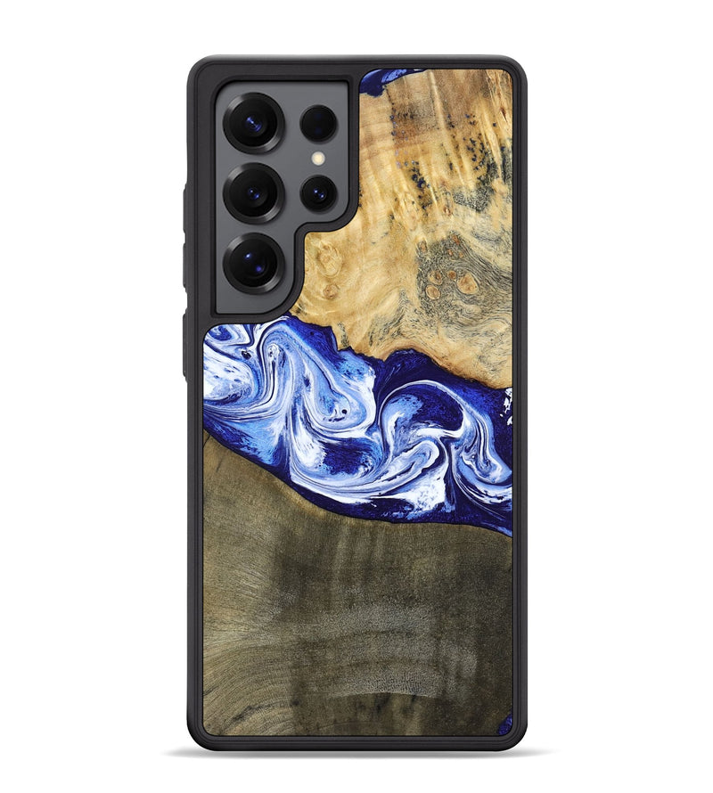 Galaxy S25 Ultra Wood Phone Case - Edith (Blue, 793574)