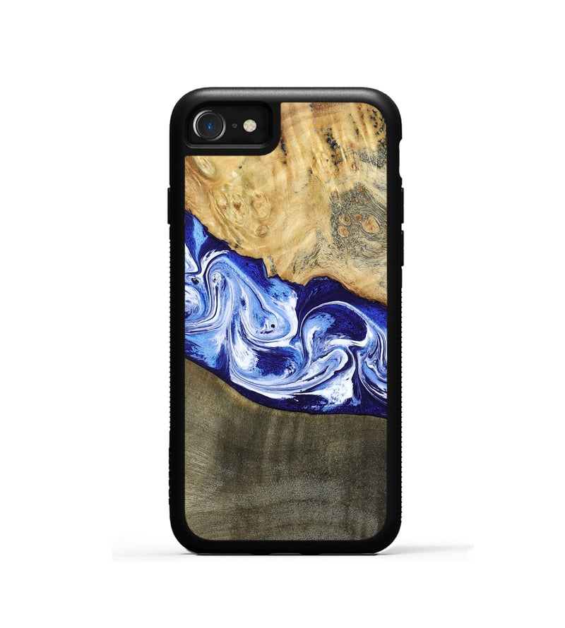 iPhone SE Wood Phone Case - Edith (Blue, 793574)