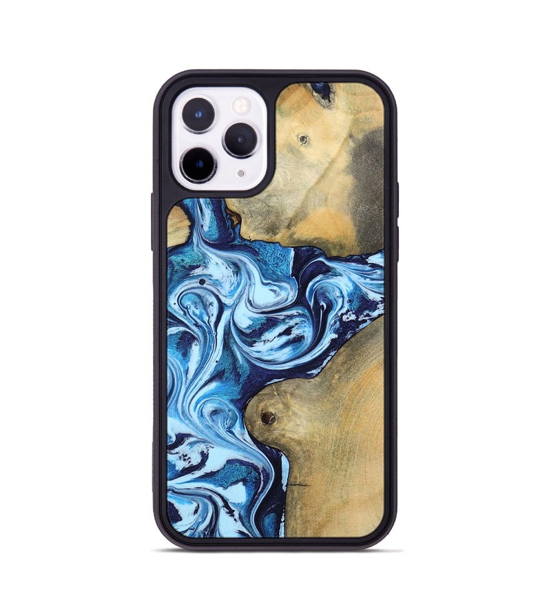 iPhone 11 Pro Wood Phone Case - Eiden (Blue, 793577)