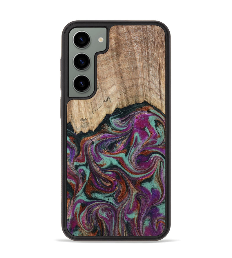 Galaxy S23 Plus Wood Phone Case - Darrel (Green, 793578)