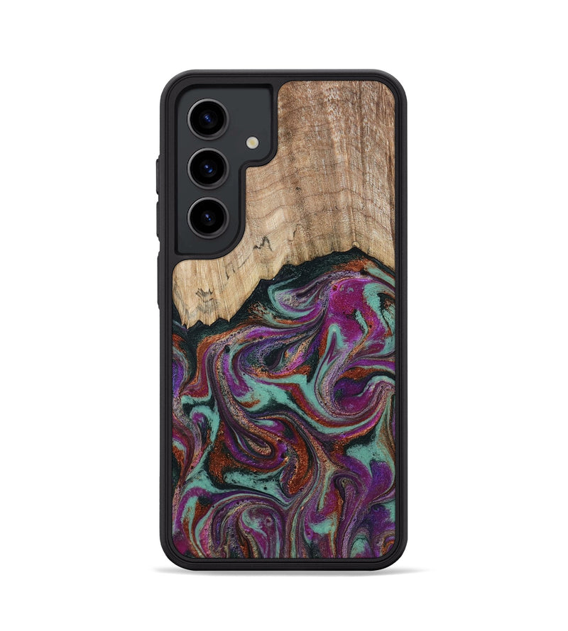Galaxy S24 Wood Phone Case - Darrel (Green, 793578)