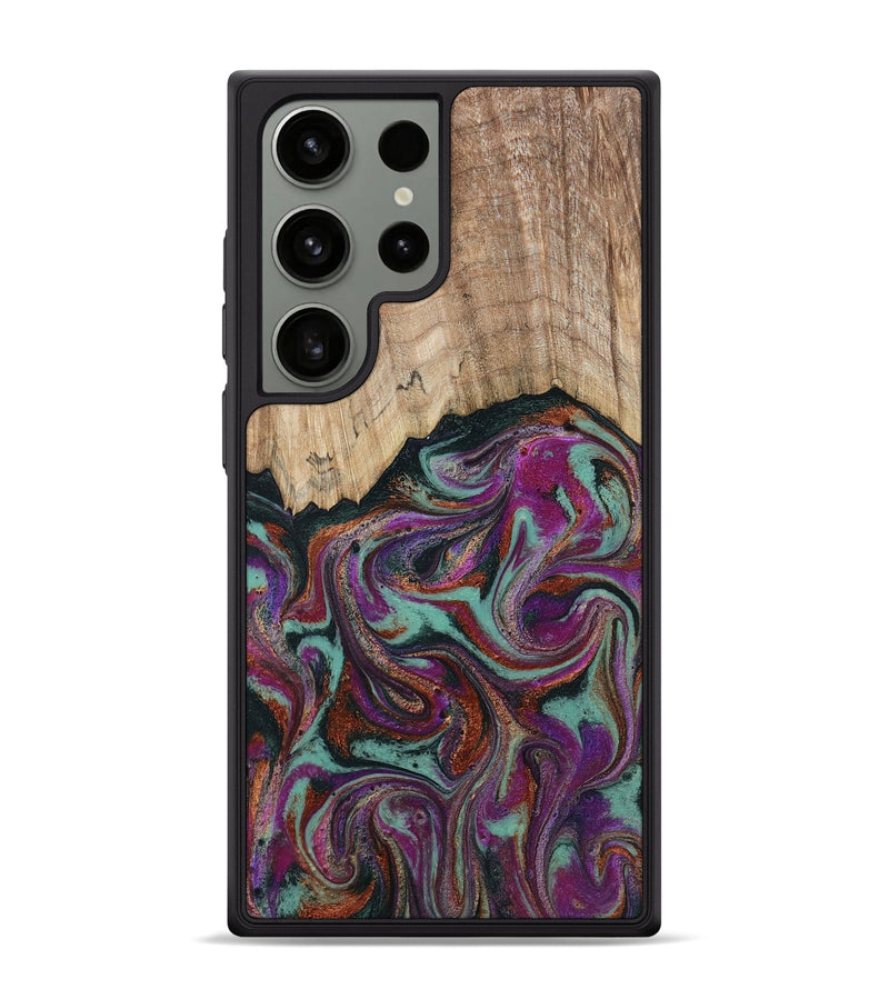 Galaxy S24 Ultra Wood Phone Case - Darrel (Green, 793578)