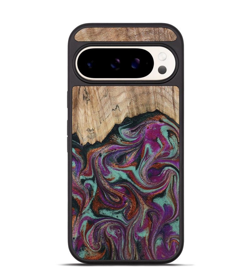 Pixel 9 Pro Wood Phone Case - Darrel (Green, 793578)