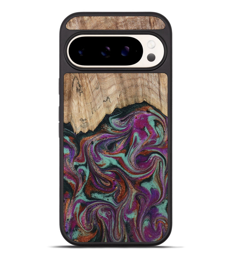 Pixel 9 Pro XL Wood Phone Case - Darrel (Green, 793578)