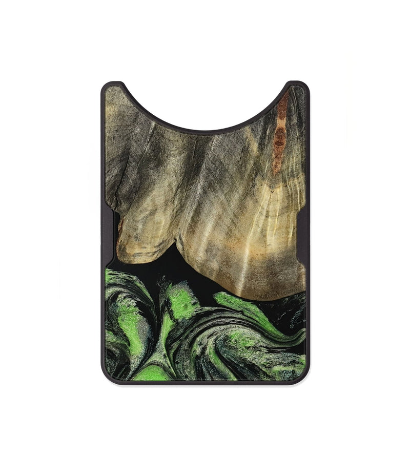 Alloy Wood Wallet - Larissa (Green, 793579)