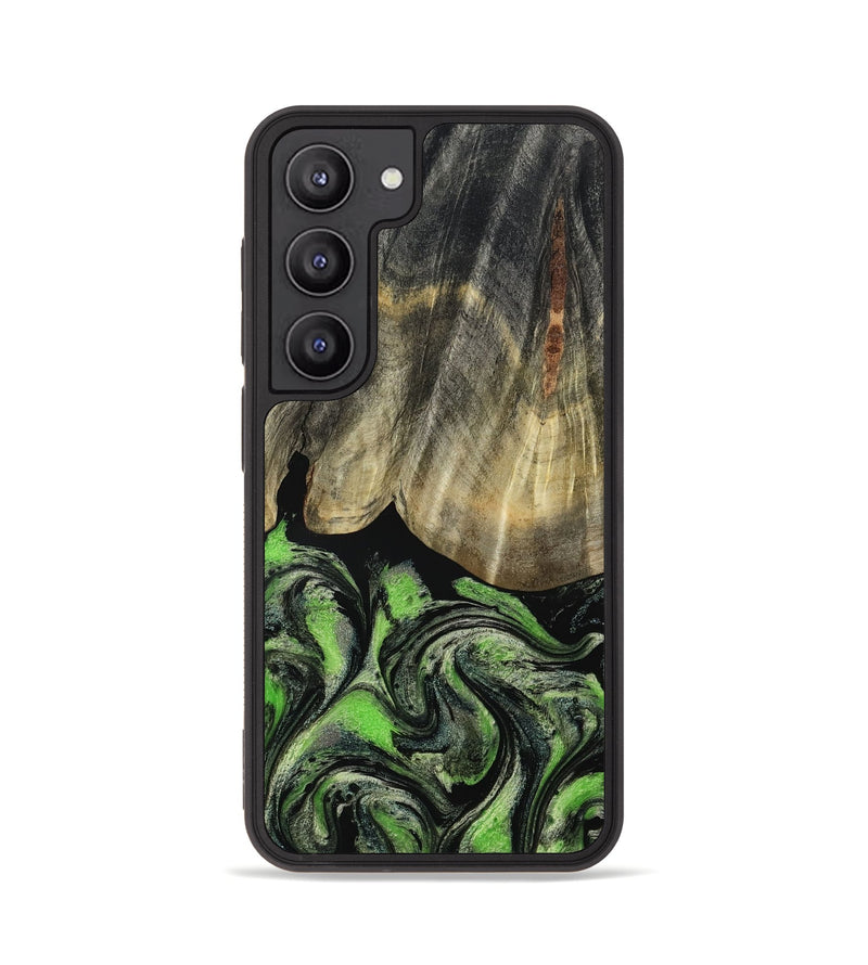 Galaxy S23 Wood Phone Case - Larissa (Green, 793579)