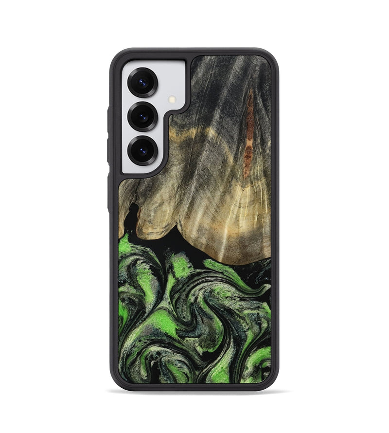 Galaxy S25 Wood Phone Case - Larissa (Green, 793579)