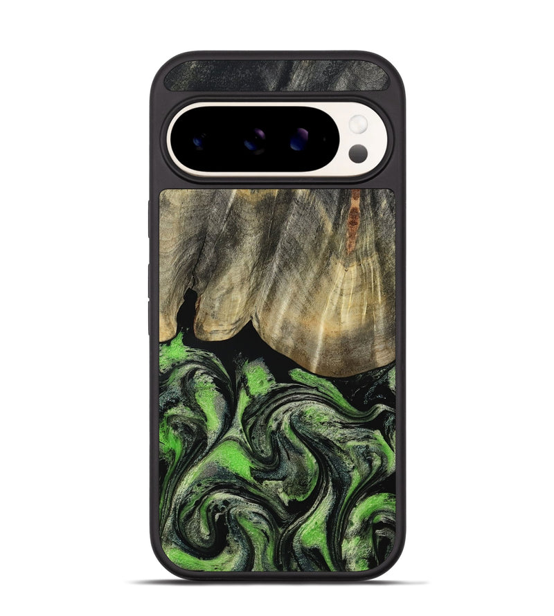 Pixel 9 Pro Wood Phone Case - Larissa (Green, 793579)