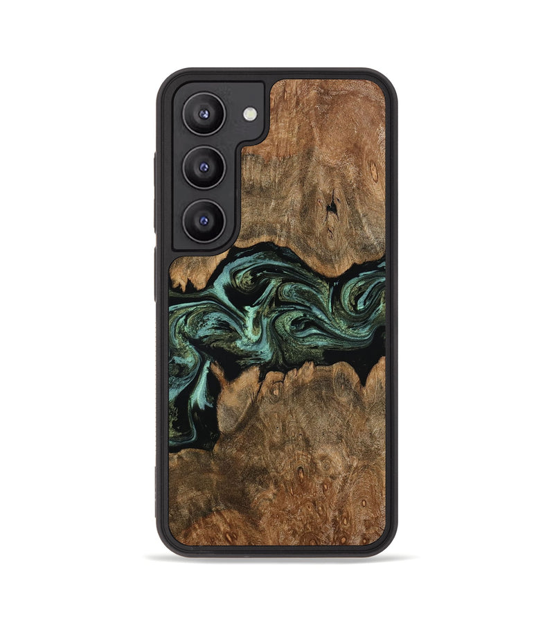 Galaxy S23 Wood Phone Case - Breonna (Green, 793584)