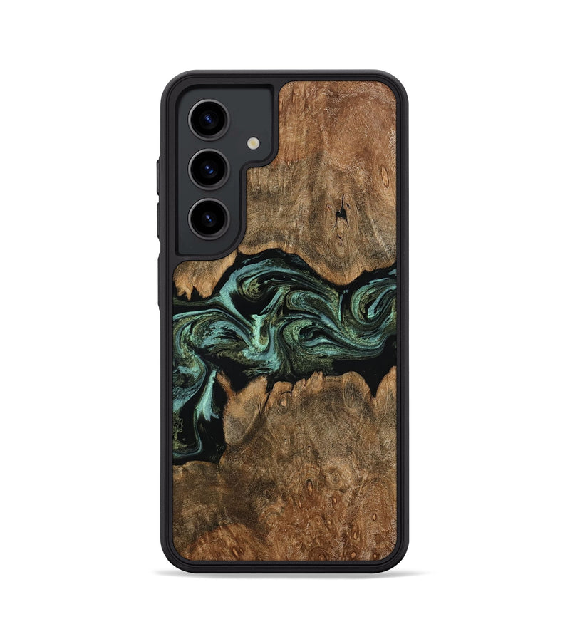 Galaxy S24 Wood Phone Case - Breonna (Green, 793584)