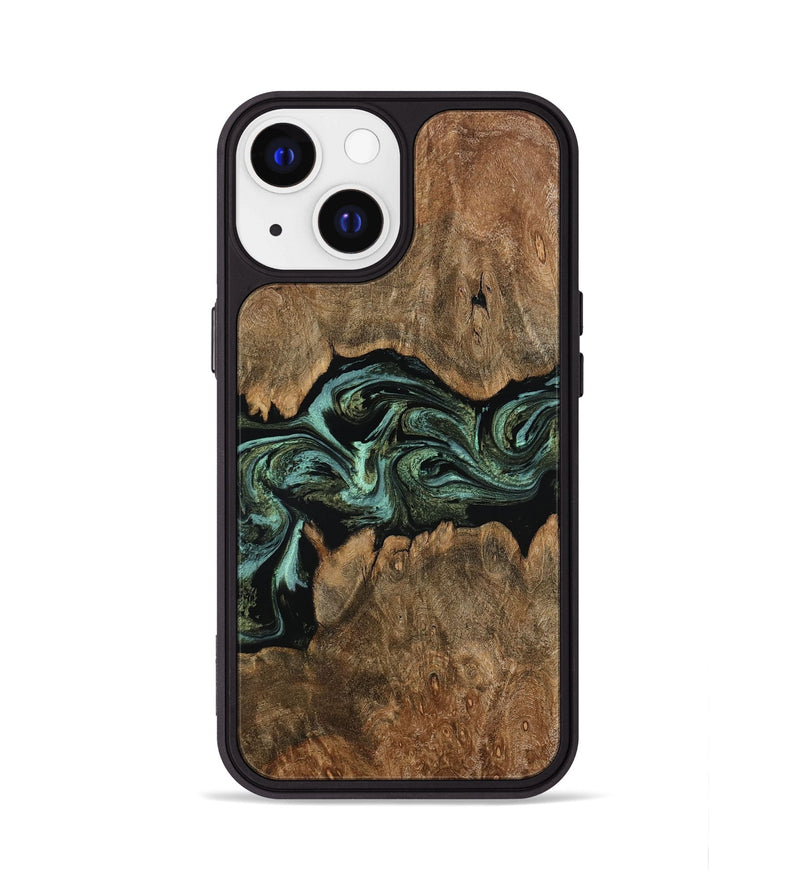 iPhone 13 Wood Phone Case - Breonna (Green, 793584)