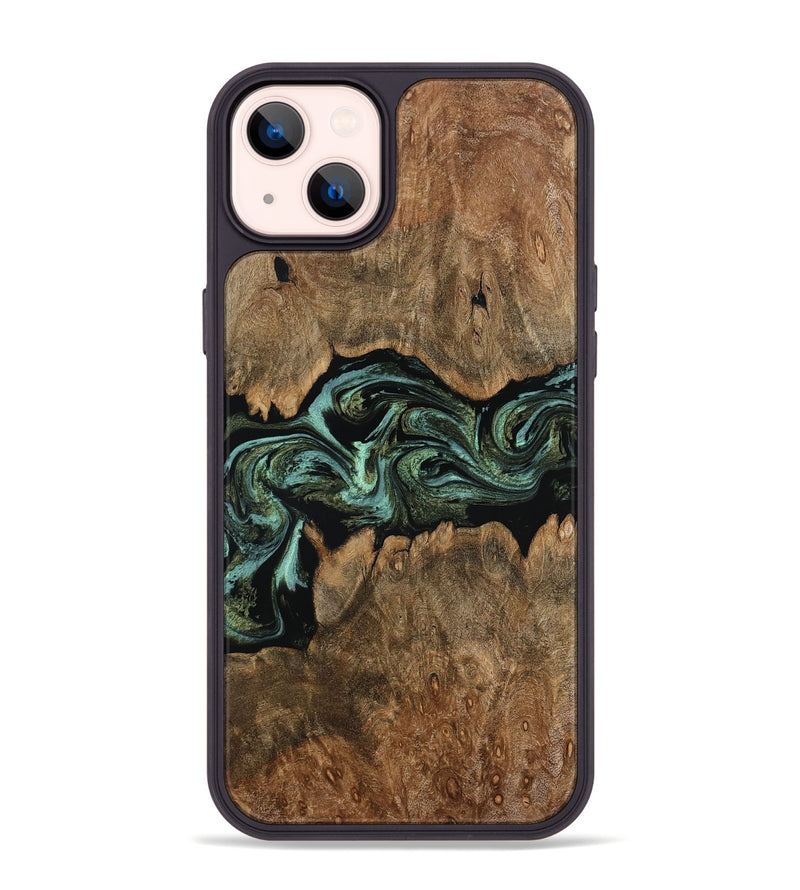 iPhone 14 Plus Wood Phone Case - Breonna (Green, 793584)