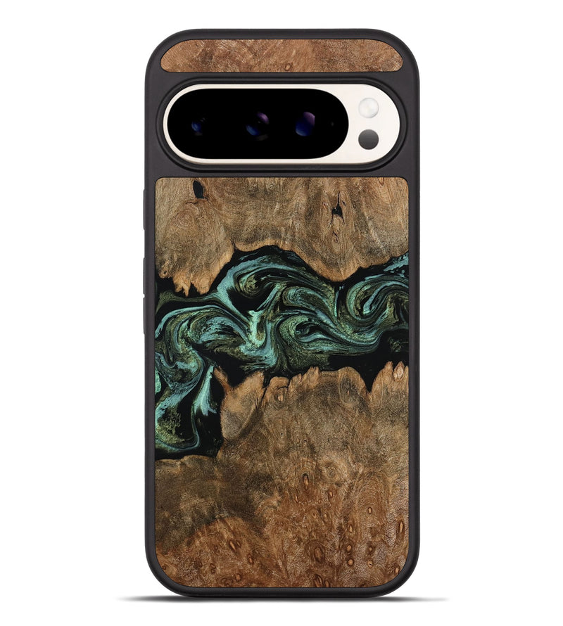 Pixel 9 Pro XL Wood Phone Case - Breonna (Green, 793584)