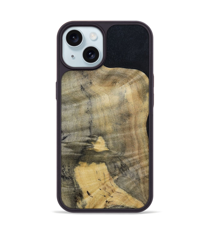 iPhone 15 Wood Phone Case - Devon (Wood Burl, 793599)